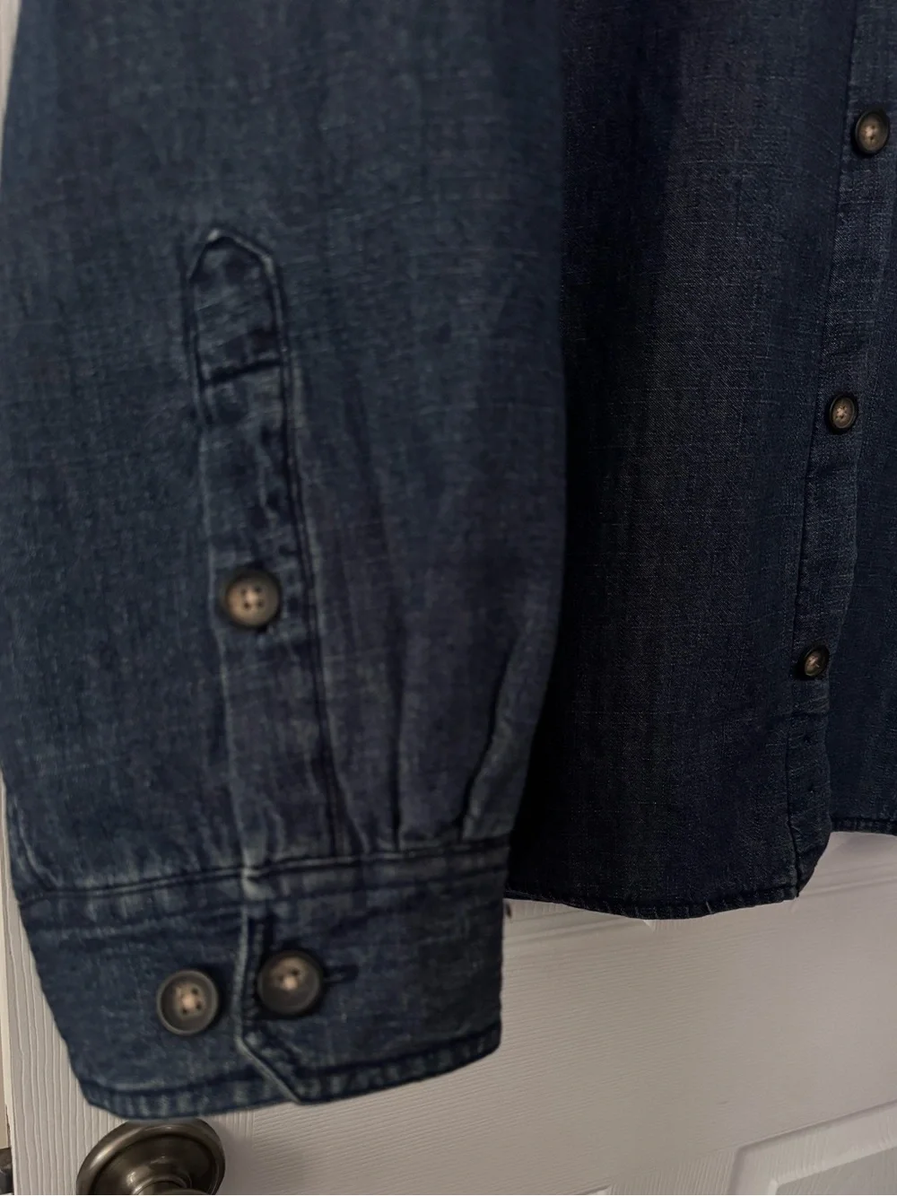 Vintage denim shirt jacket